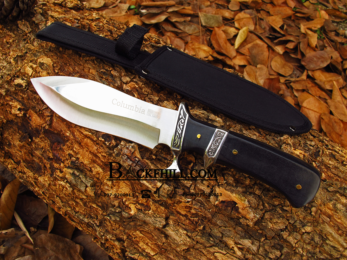 มีดใบตาย COLUMBIA รุ่น A95 พร้อมซองไนลอน