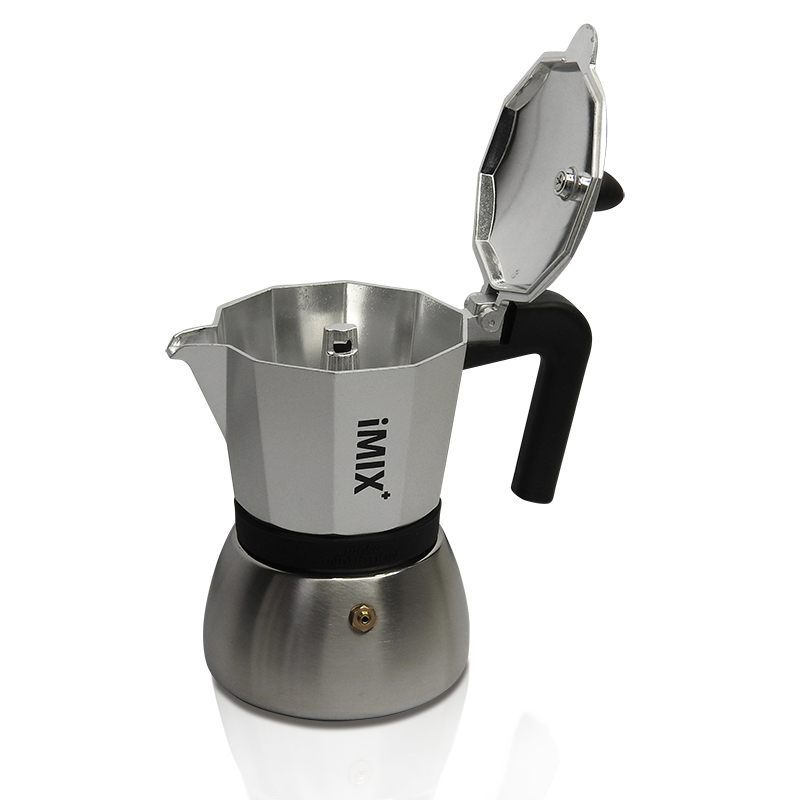 หม้อต้มกาแฟ ไอมิกซ์พลัส อินดักชั่น 3 คัพ แถมฟรี 2IN1 ช้อนตวง-แทมป์