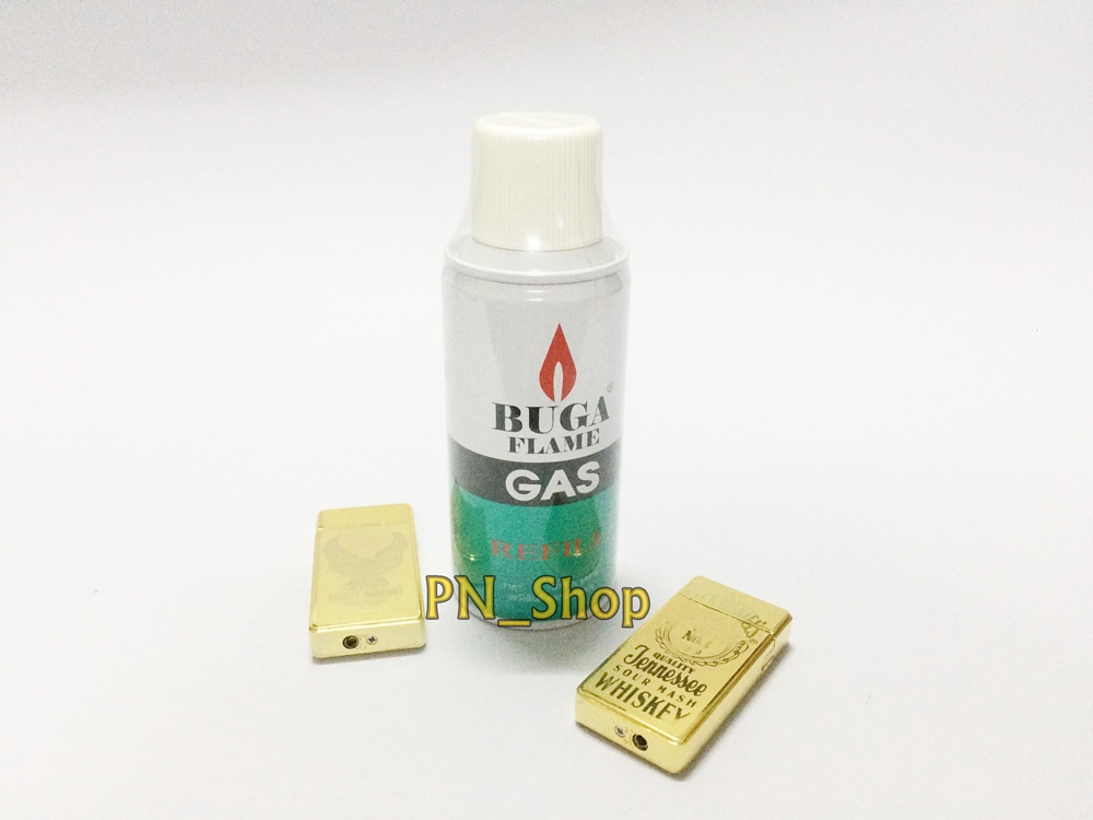 แก๊สกระป๋อง แก๊สเติมไฟแช็ค ขนาดบรรจุ 132ml BUGA FLAME GAS refill