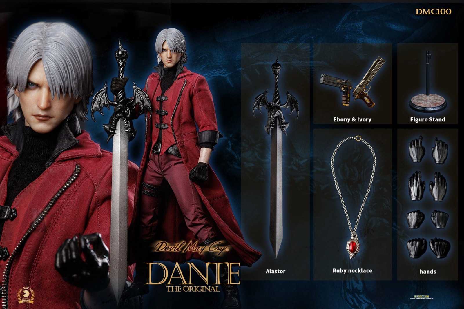 Asmus Toys DMC100LUX Devil May Cry - Dante The Original (Deluxe Edition)