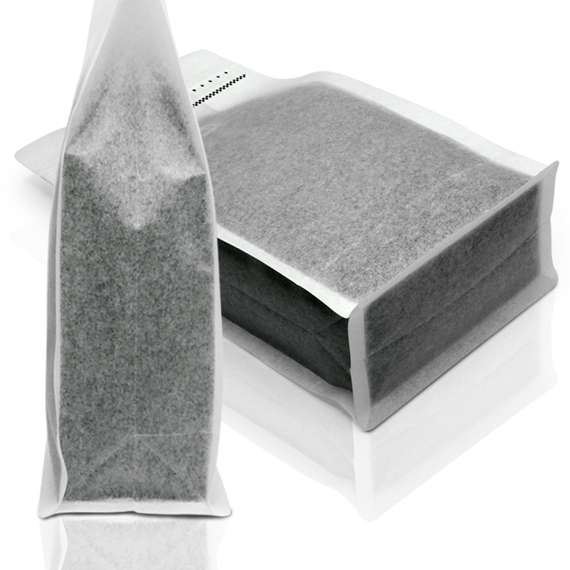 Cube Series coffee bag 500g with valve, zip lock, can stand, expandable beside (50PCS Per Pack)