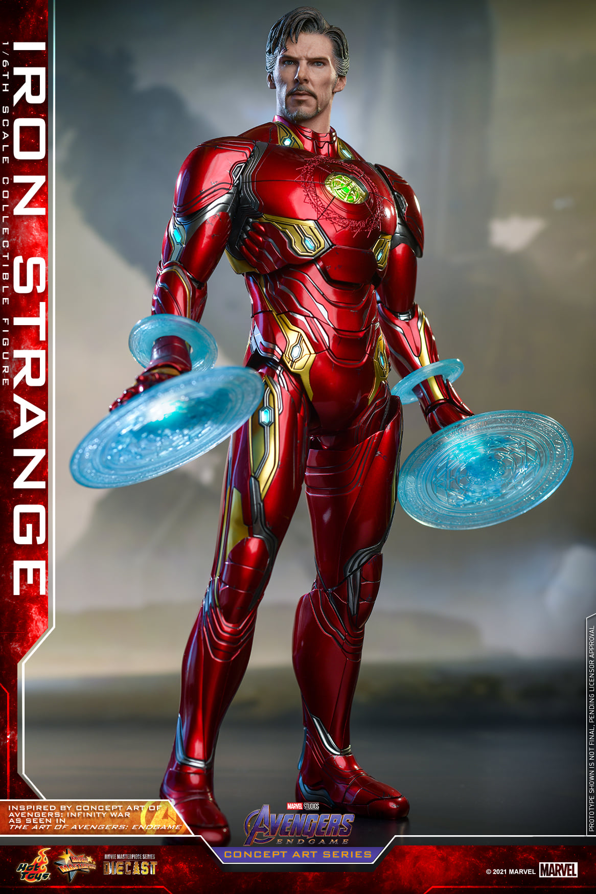 Hot Toys MMS606D41 1/6 Avengers: Endgame (Concept Art Series) - Iron Strange