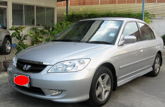 หน้ากระจัง/กระจังหน้า Honda Civic (ซีวิค) 2004-2005 (ตาเหยี่ยว) - BangplusOnline