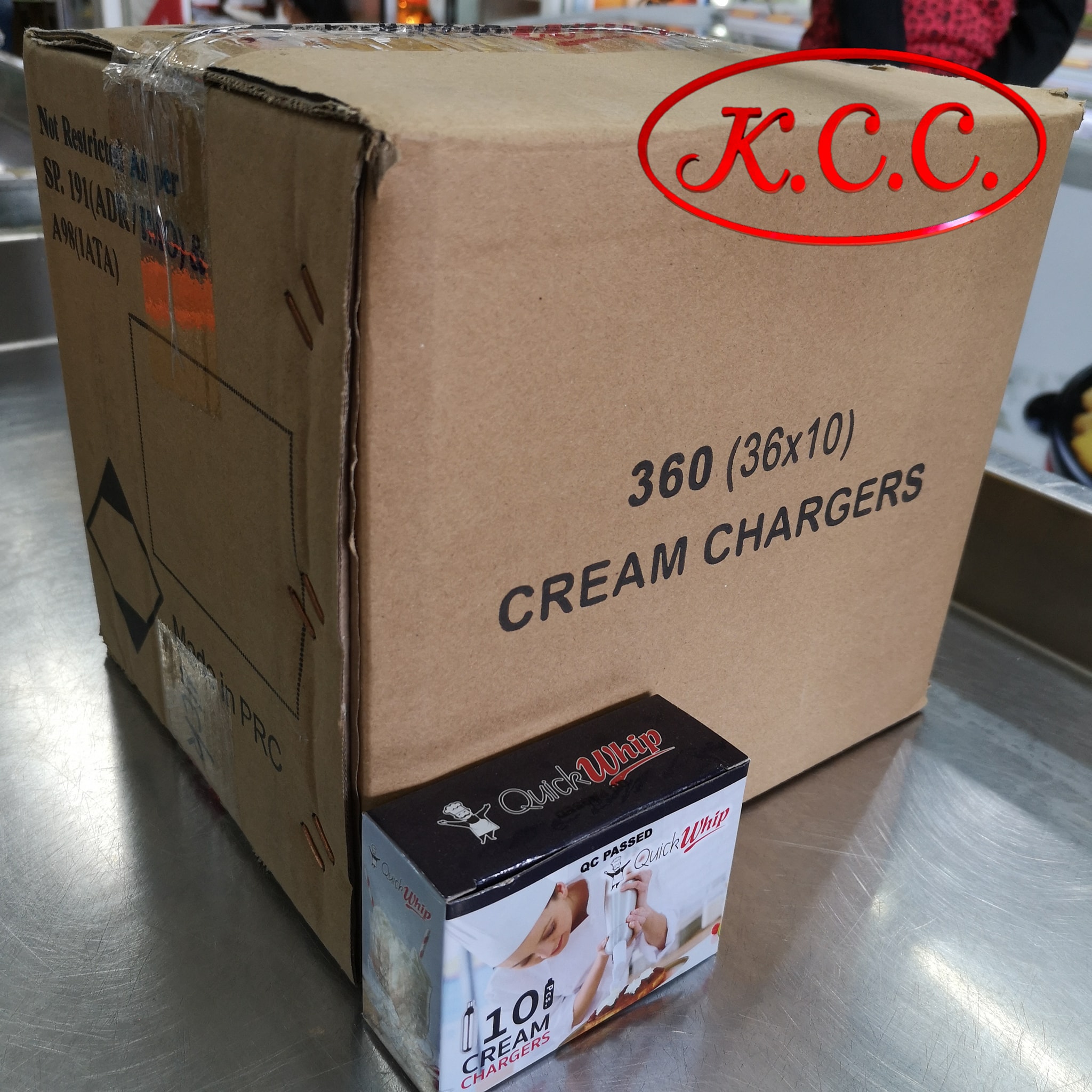 Sale! แก๊สวิปครีม แก๊สวิปปิ้งครีม กระสุนวิป ยี่ห้อ Quick Whip (ควิก วิป)