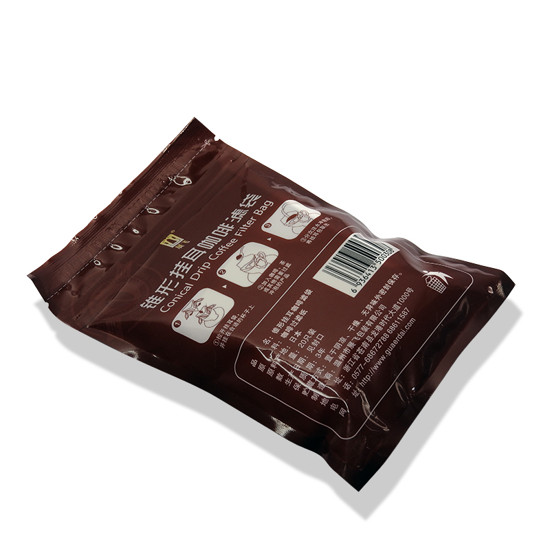 ถุงกรองกาแฟ ดริปคอฟฟี่แบบหูแขวน 90x90 mm. 1 แพ็ค 20 ชิ้น