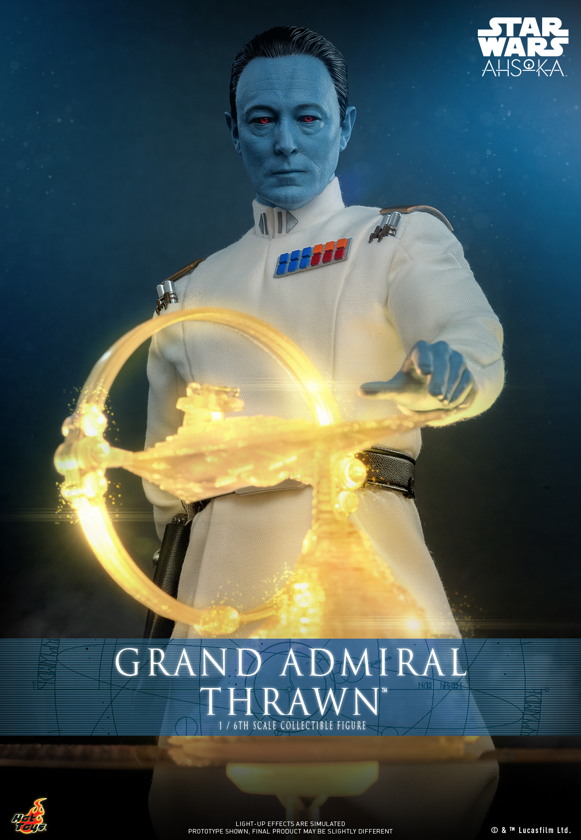 Hot Toys TMS116 1/6 Star Wars: Ahsoka - Grand Admiral Thrawn