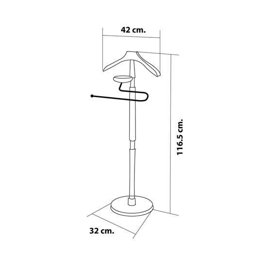 Suit hanger stand, belt stand, jewelry stand