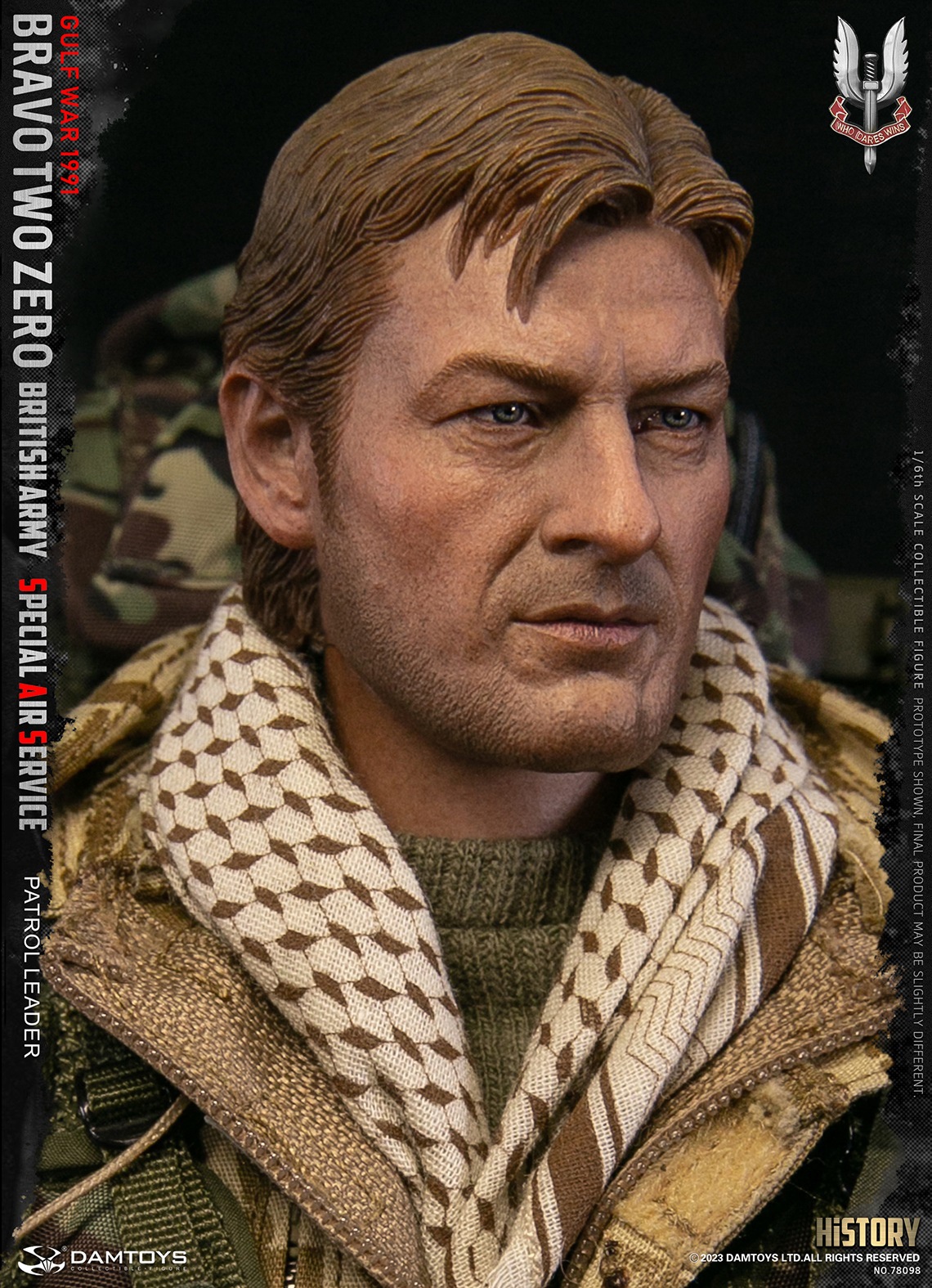 DAMTOYS 78098 1/6 "Bravo Two Zero" British Army Special Air Service (SAS) Patrol Leader