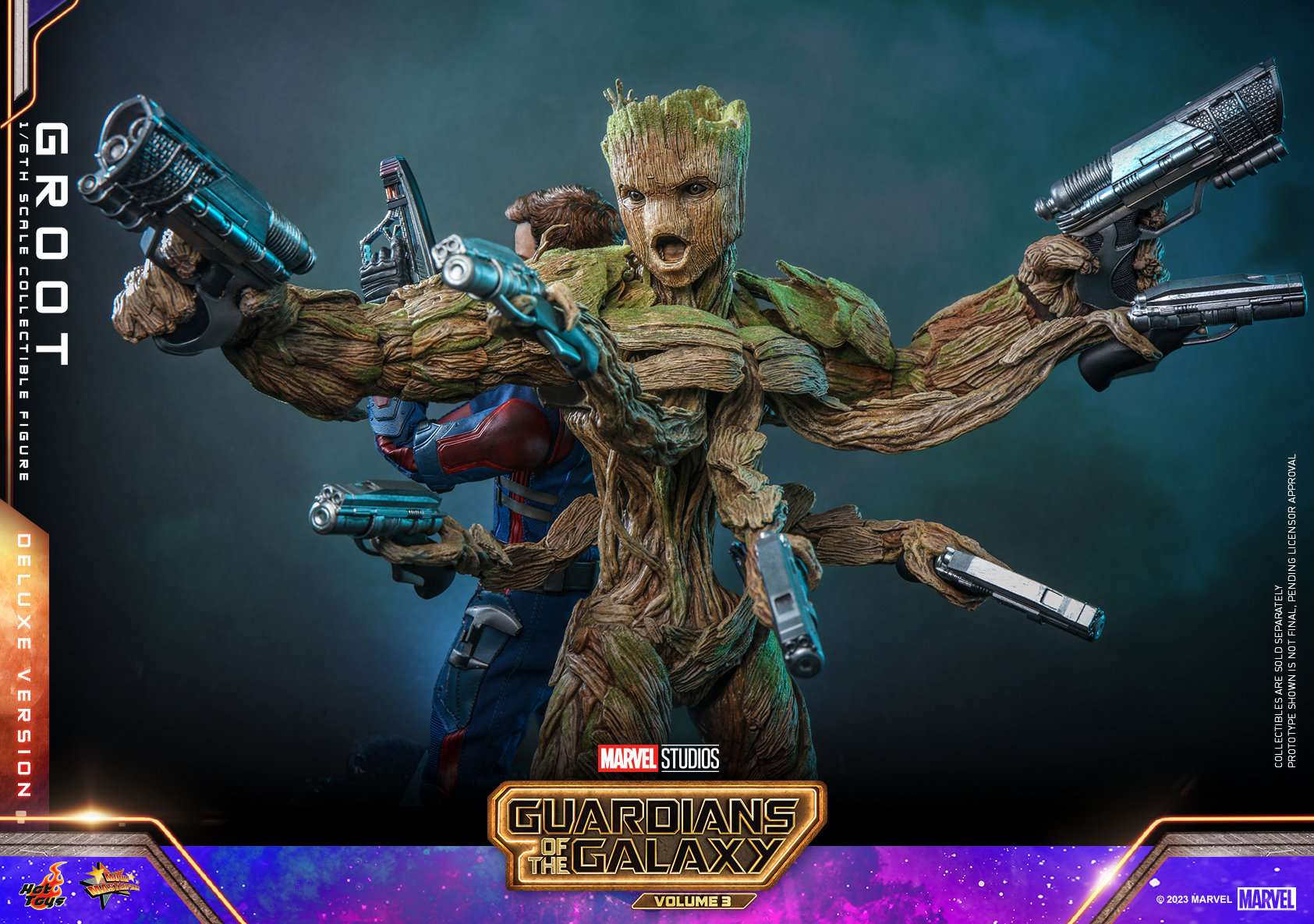 Hot Toys MMS707 1/6 Guardians of the Galaxy Vol. 3 - Groot (Deluxe Version)