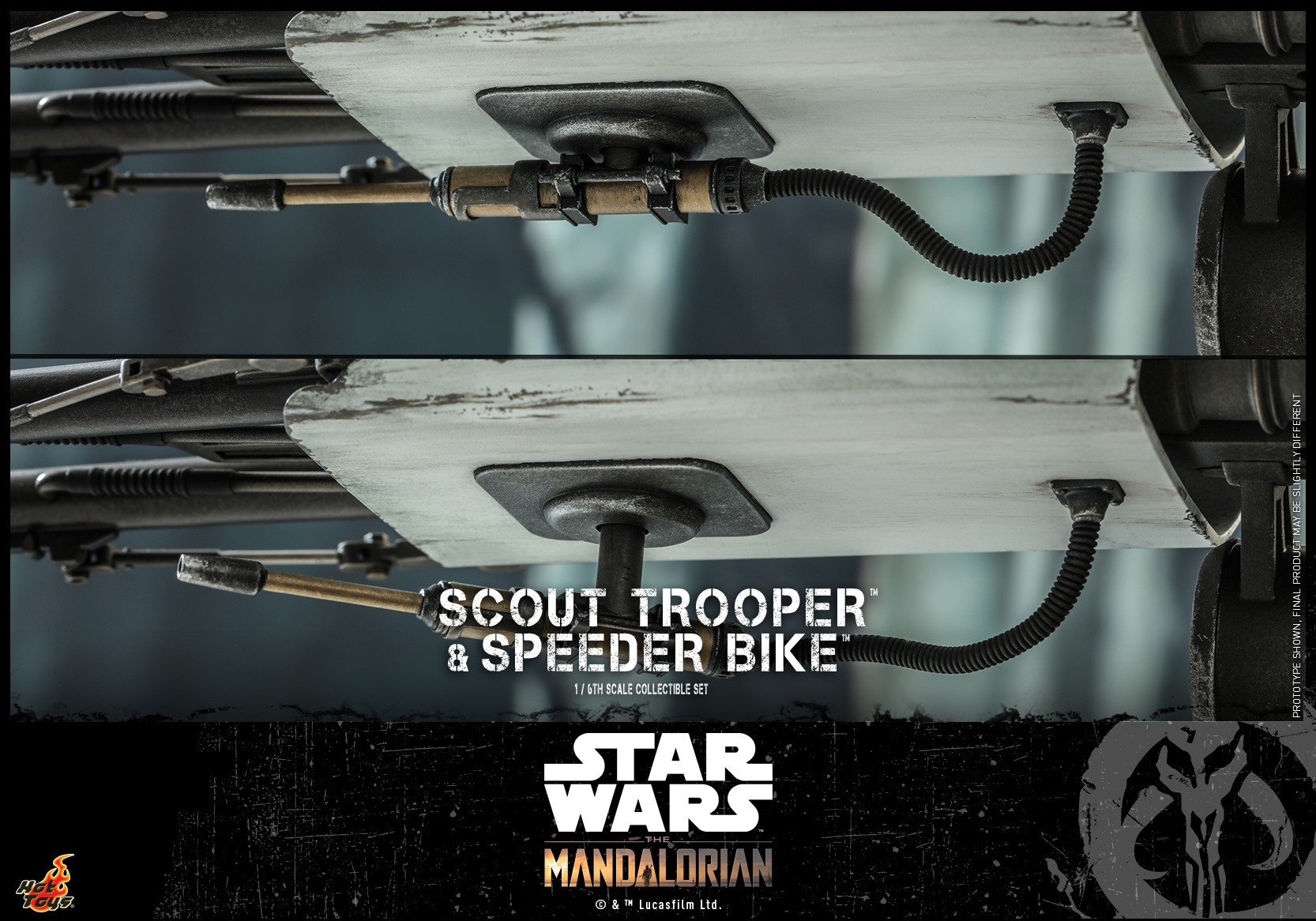 Hot Toys TMS017 The Mandalorian 1/6 Scout Trooper and Speeder Bike