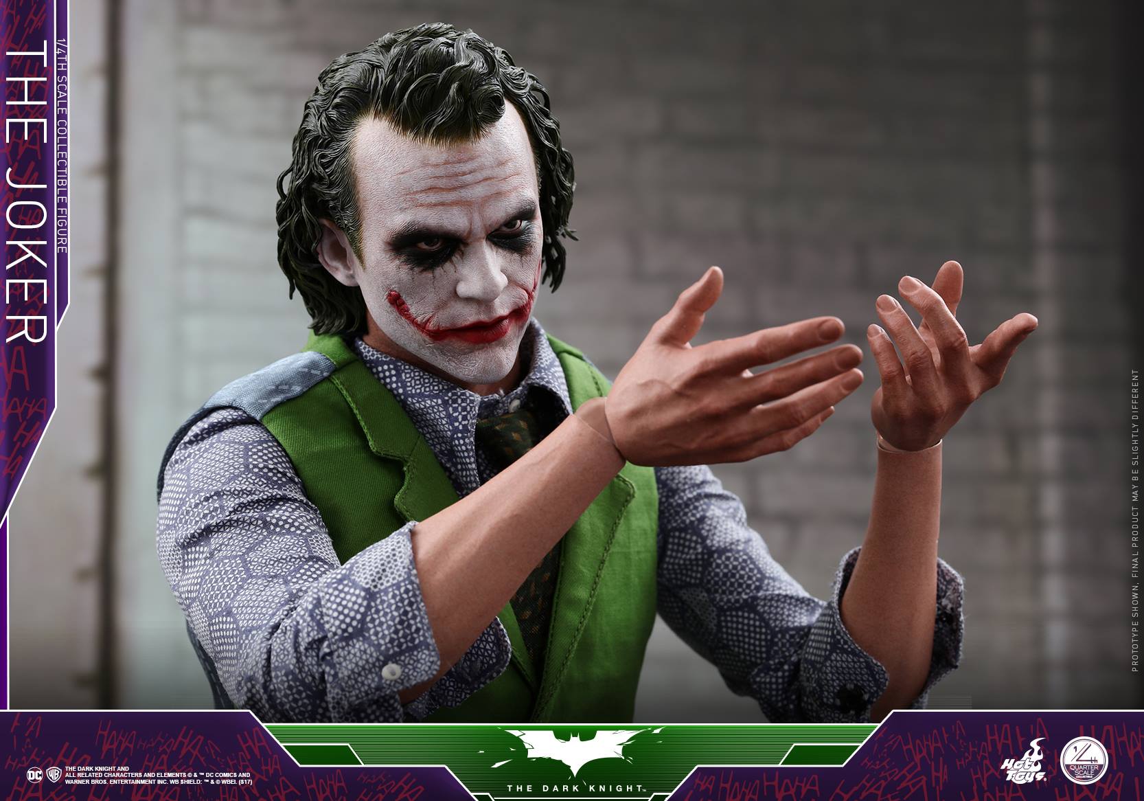 Hot Toys QS010 THE DARK KNIGHT 1/4 THE JOKER