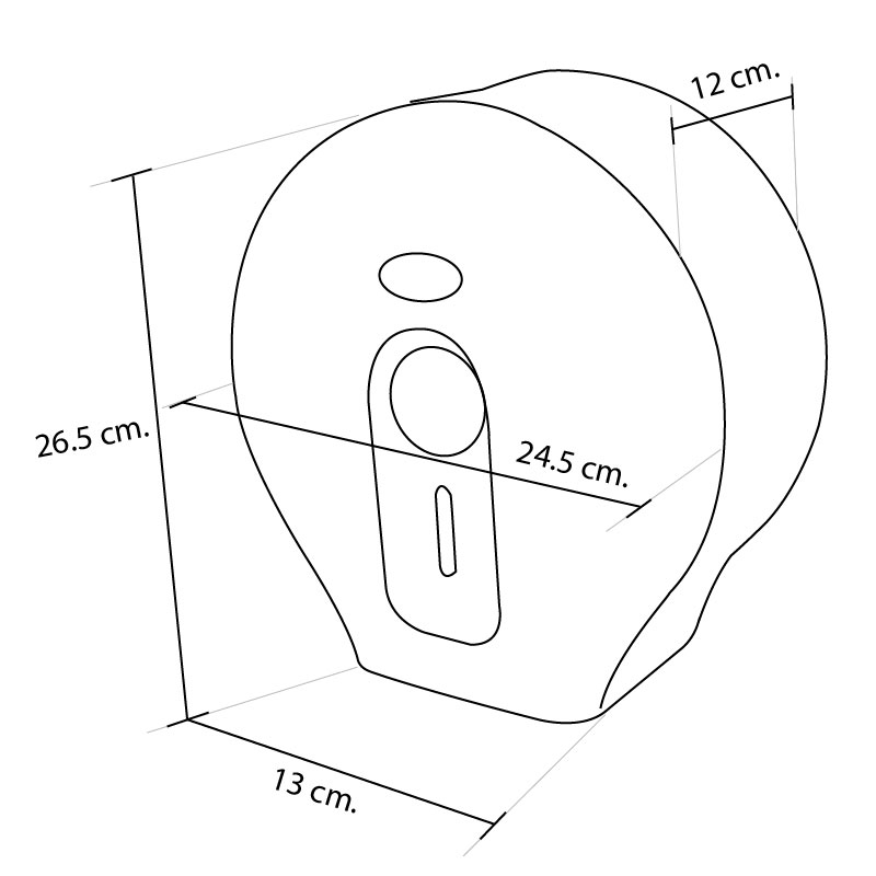 Jumbo Roll Plastic Tissue dispenser 0613-015