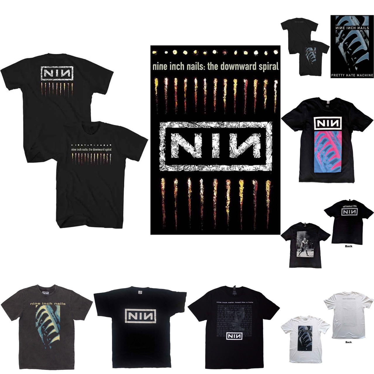 [PREORDER] เสื้อวง NINE INCH NAILS - NIN T-SHIRT ลิขสิทธิ์แท้ UK รวมลายสุดฮิต