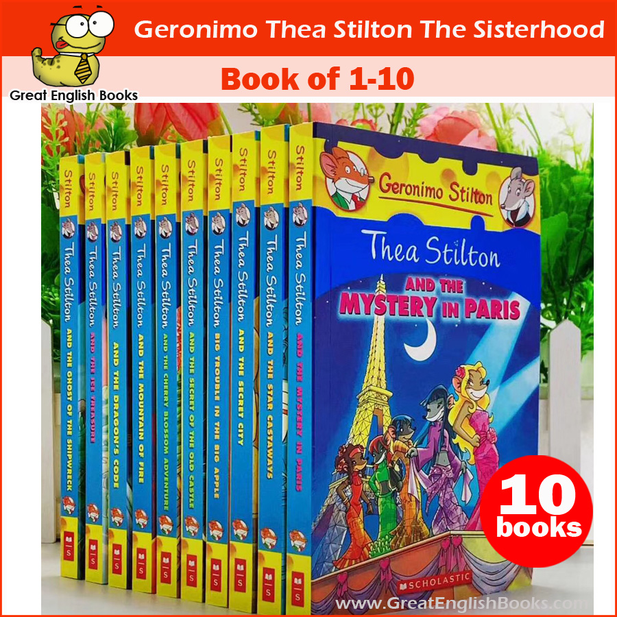(In stock) พร้อมส่ง พร้อมส่ง ชุดหนังสือ Geronimo Thea Stilton The Sisterhood Book of 1-10 หนังสือเด็ก