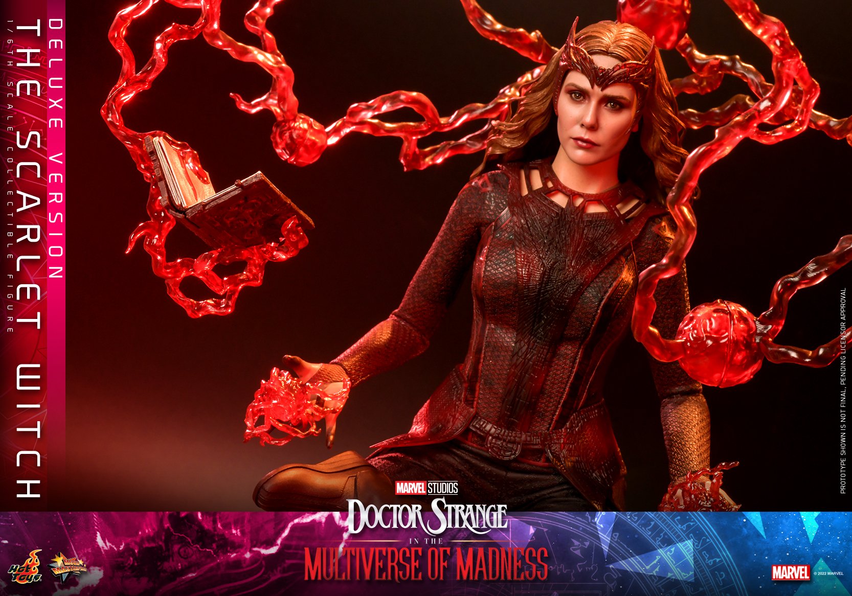Hot Toys MMS653 1/6 Doctor Strange in the Multiverse of Madness - The Scarlet Witch (Deluxe Version)
