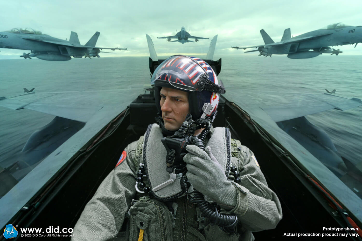 DID MA80170 1/6 The US Navy Fighter Weapons School Instructor F/A-18E Pilot – Captain Mitchell