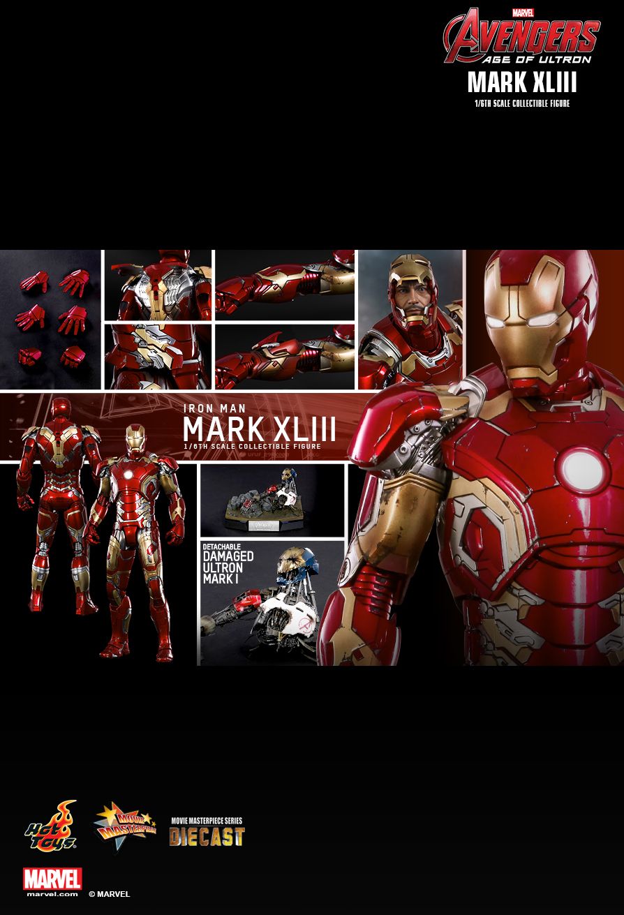 Hot Toys MMS278D09 AVENGERS AGE OF ULTRON - MARK XLIII