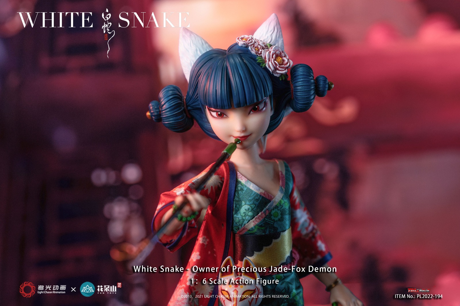 TBLeague PL2022-193 PL2022-194 1/6 Green & White Snake - Owner of Precious Jade-Fox Demon