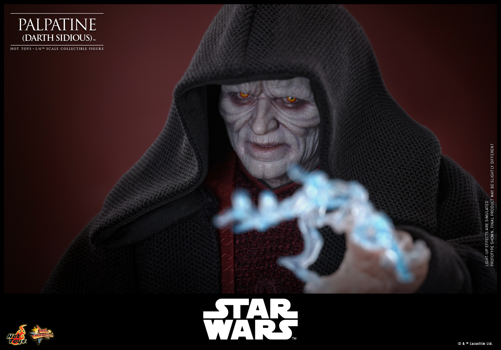 Hot Toys MMS805 Star Wars: Episode III – Revenge of the Sith - Palpatine (Darth Sidious)