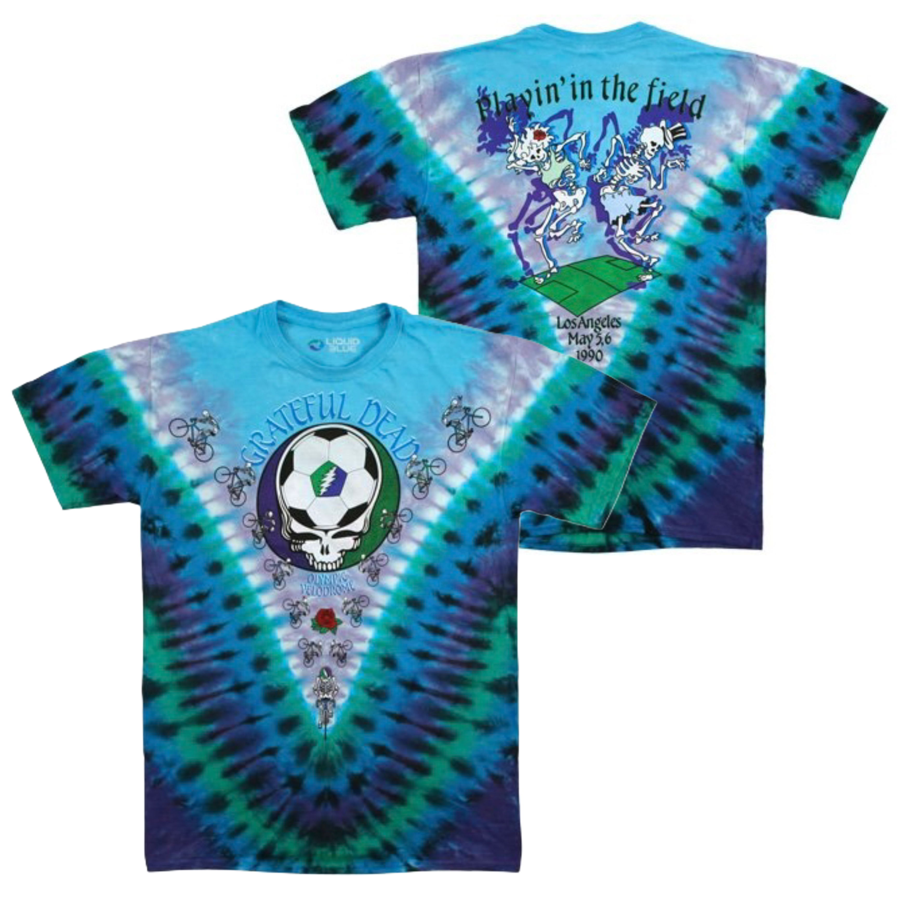 🇺🇸[PREORDER] เสื้อวง GRATEFUL DEAD T-SHIRT รวมลายสุดฮิต ลิขสิทธิ์แท้ LIQUID BLUE จาก USA