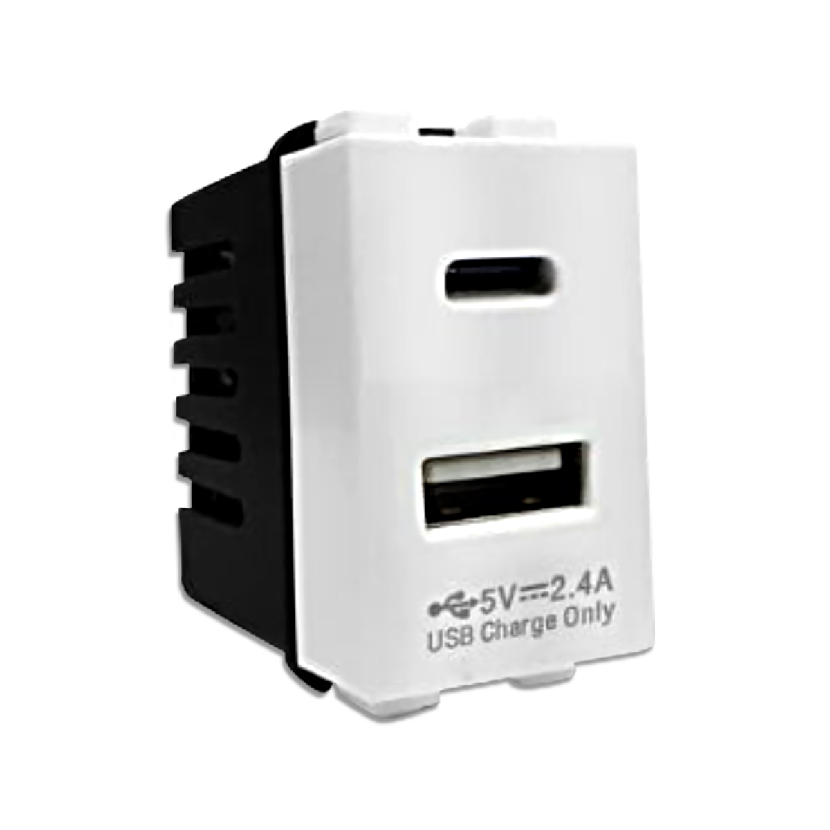 NANO เต้ารับ USB Type A+Type C 2.4A 5V Classic series รุ่น SC-USB3