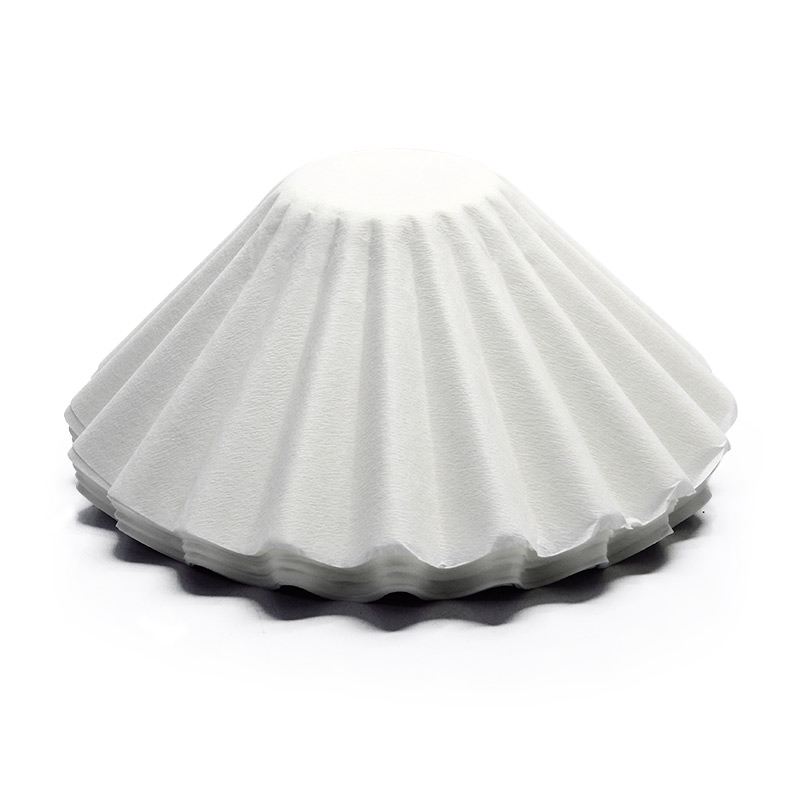 Wave paper filter 2-4 cups -White