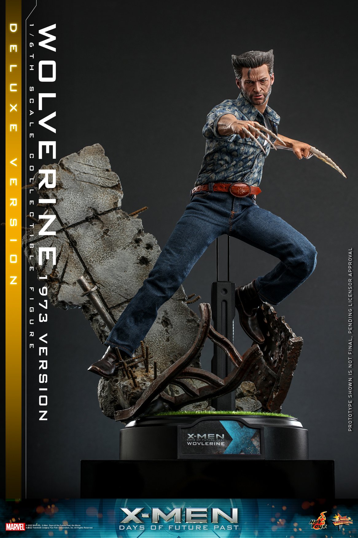 Hot Toys MMS660B 1/6 X-Men: Days of Future Past - Wolverine 1973 Version (Deluxe Version) [Special Edition Bonus]