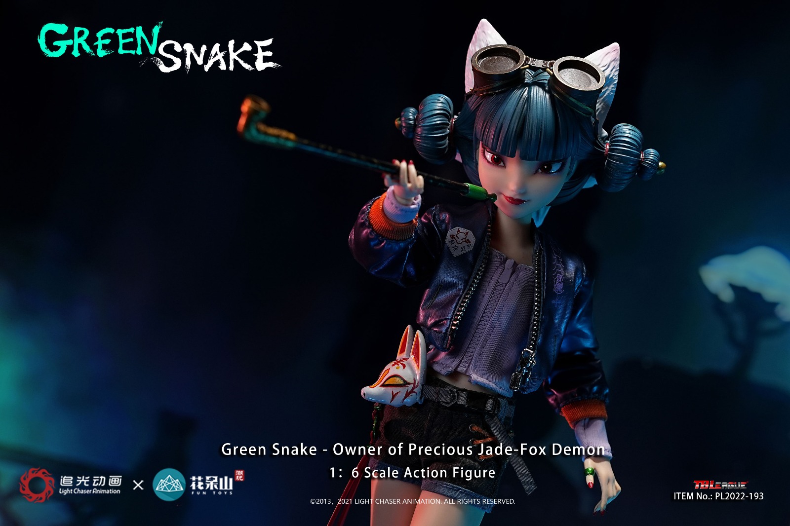 TBLeague PL2022-193 PL2022-194 1/6 Green & White Snake - Owner of Precious Jade-Fox Demon