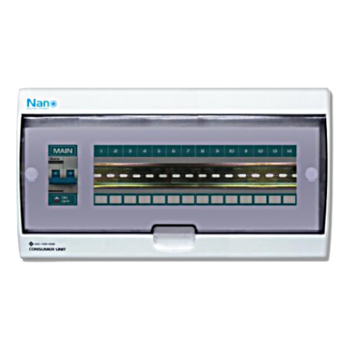 NANO ตู้คอนซูมเมอร์ยูนิต เมน MCB + 14 ช่อง