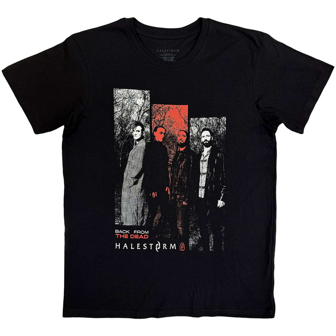 เสื้อวง Halestorm Unisex T-Shirt: Back From The Dead BLACK