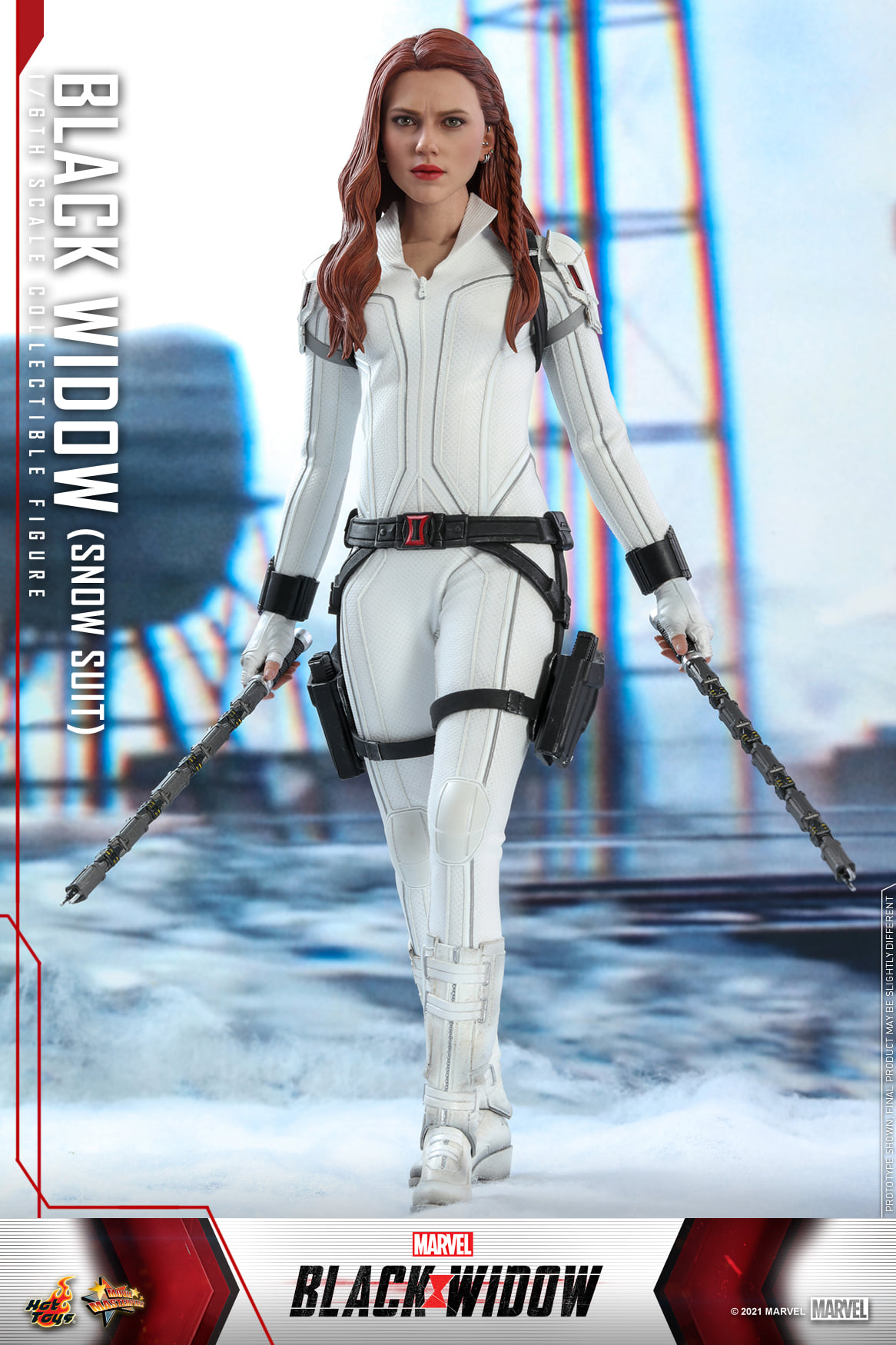 Hot Toys MMS601 1/6 Black Widow - Black Widow (Snow Suit Version)