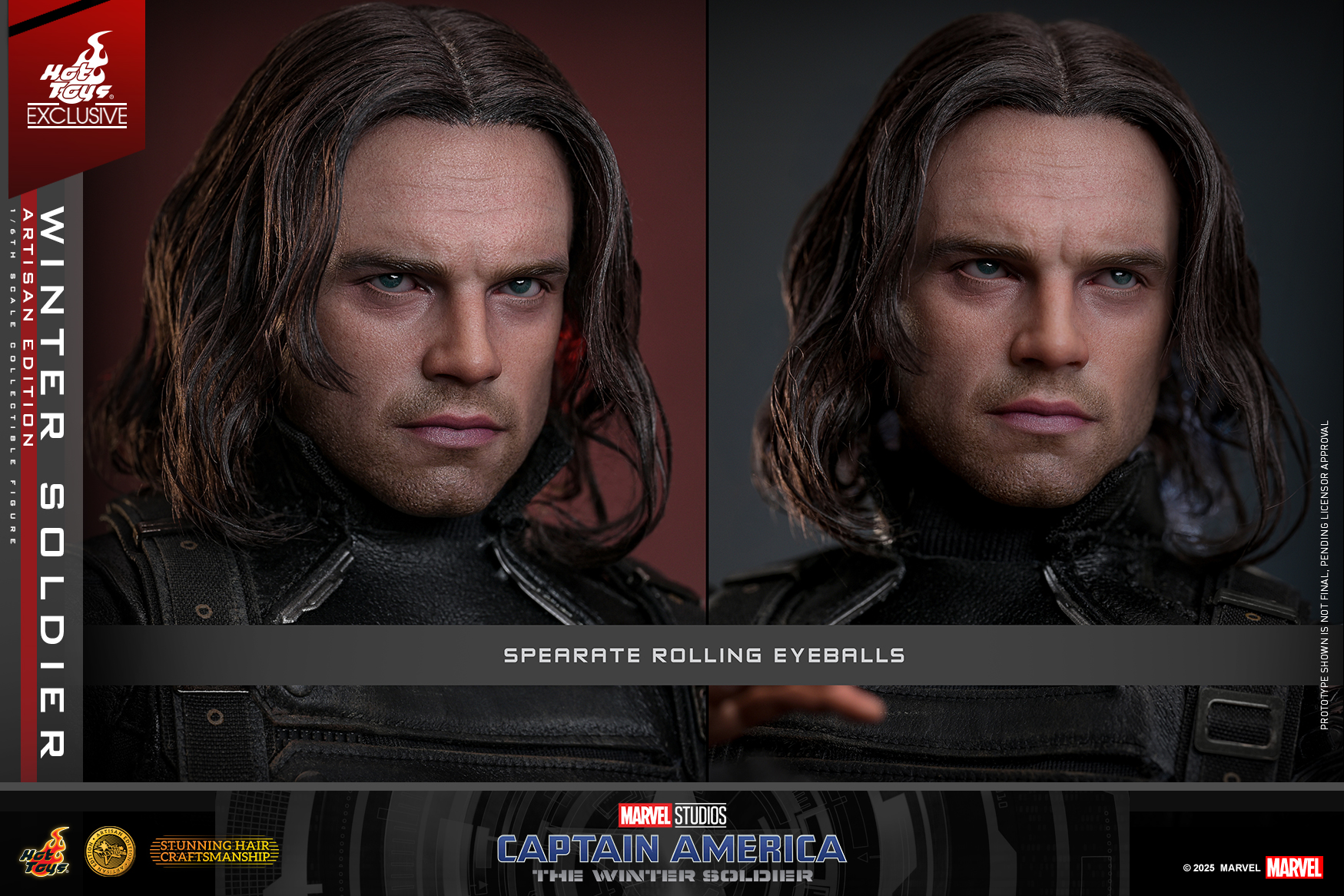 Hot Toys MMS790AEB Captain America: The Winter Soldier - Winter Soldier (Artisan Edition) (Special Edition) [Hot Toys Exclusive]