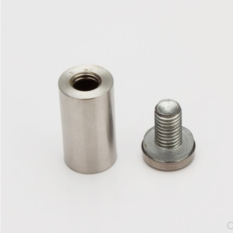 หมุดลอยสแตนเลส สีเงิน ยึดกรอบภาพอะคริลิค หรือหมุดยึดกระจก **สั่งขั้นต่ำ 12 ตัว