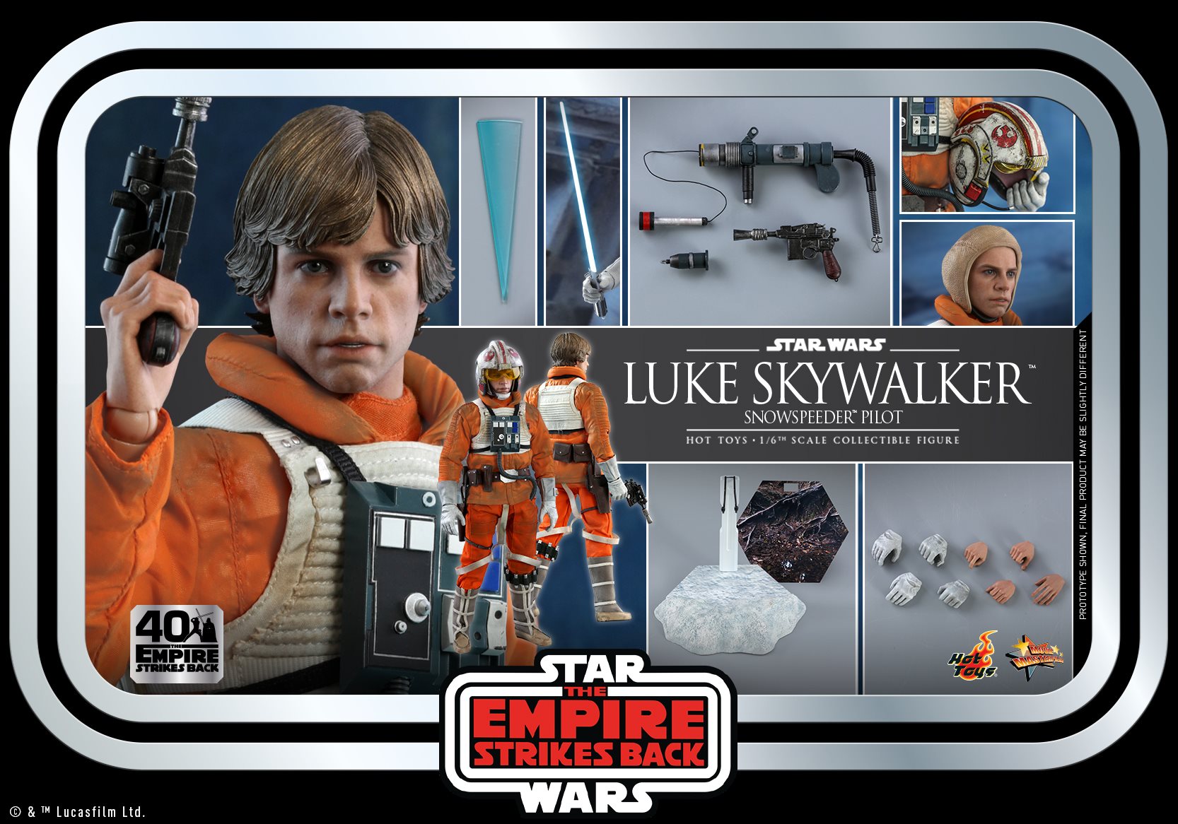 Hot Toys MMS585 1/6 Star Wars: Episode V The Empire Strikes Back - Luke Skywalker (Snowspeeder Pilot)