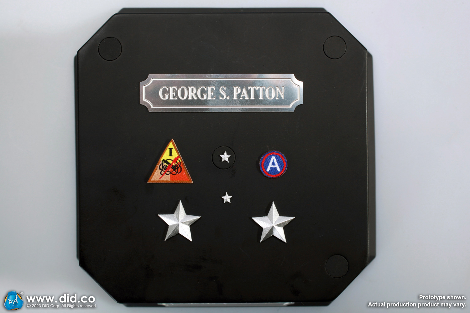 DID A80164+E60071 1/6 WWII General of the United States Army - George Smith Patton Jr.+Accessory Kit