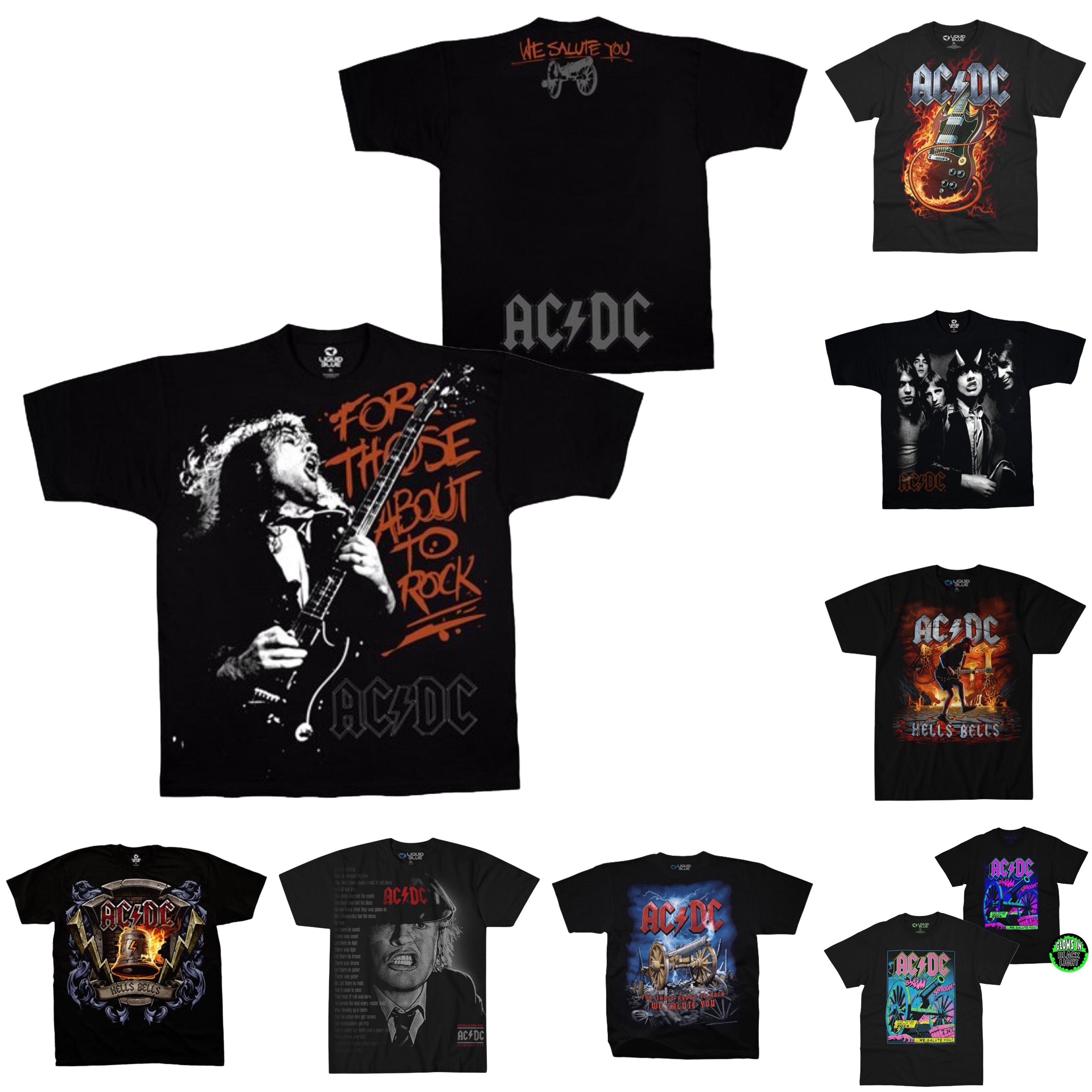 🇺🇸[PREORDER] เสื้อวง AC/DC T-SHIRT รวมลายสุดฮิต ลิขสิทธิ์แท้จาก USA