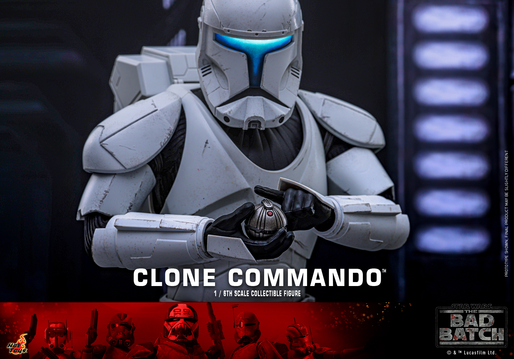 Hot Toys TMS131 Star Wars: The Bad Batch - Clone Commando