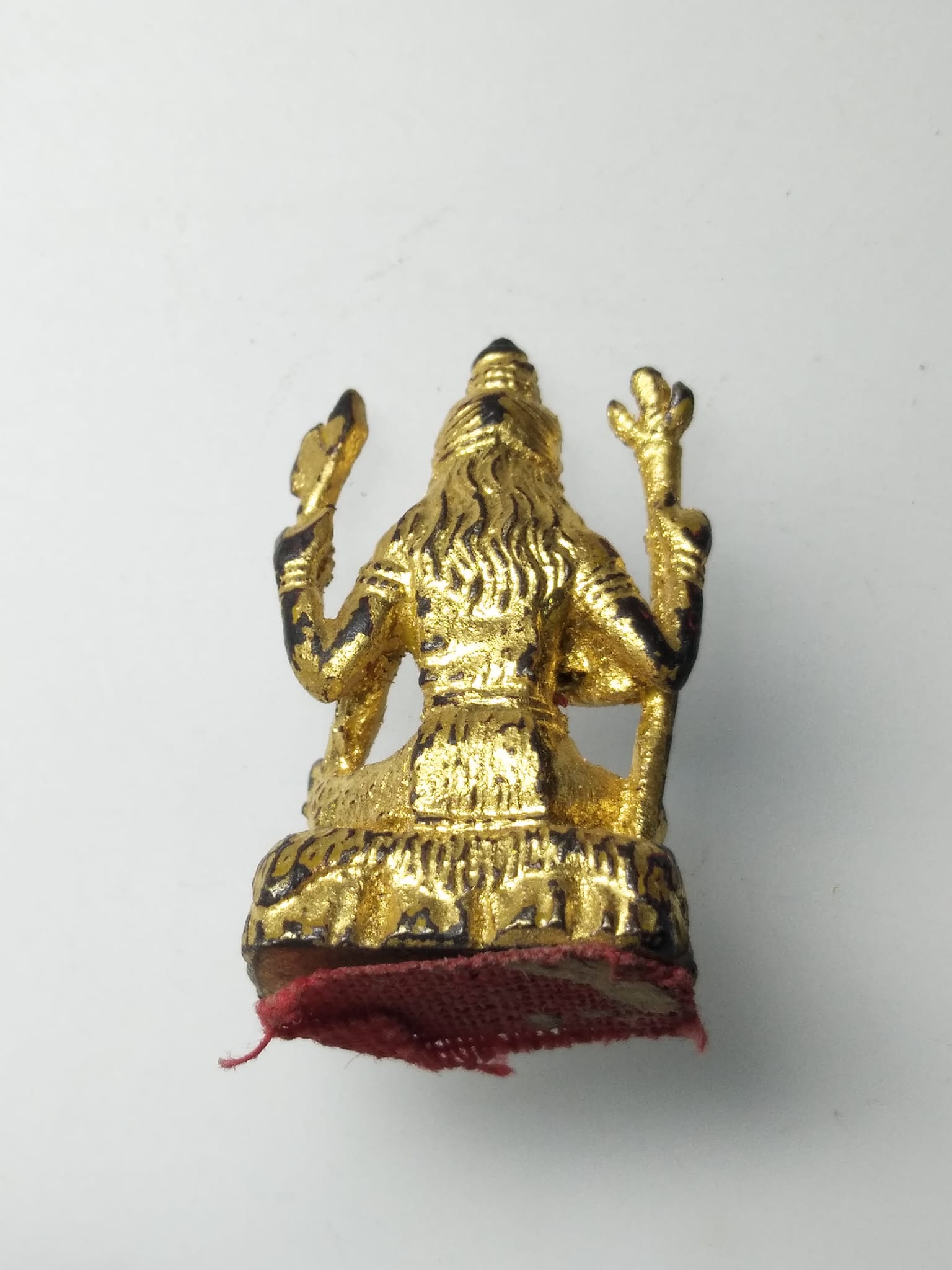 H073 รูปหล่อพระศิวะ สี่กร นั่งเสือ วัดพระศรีมหาอุมาเทวี(วัดแขก สีลม) กทม.