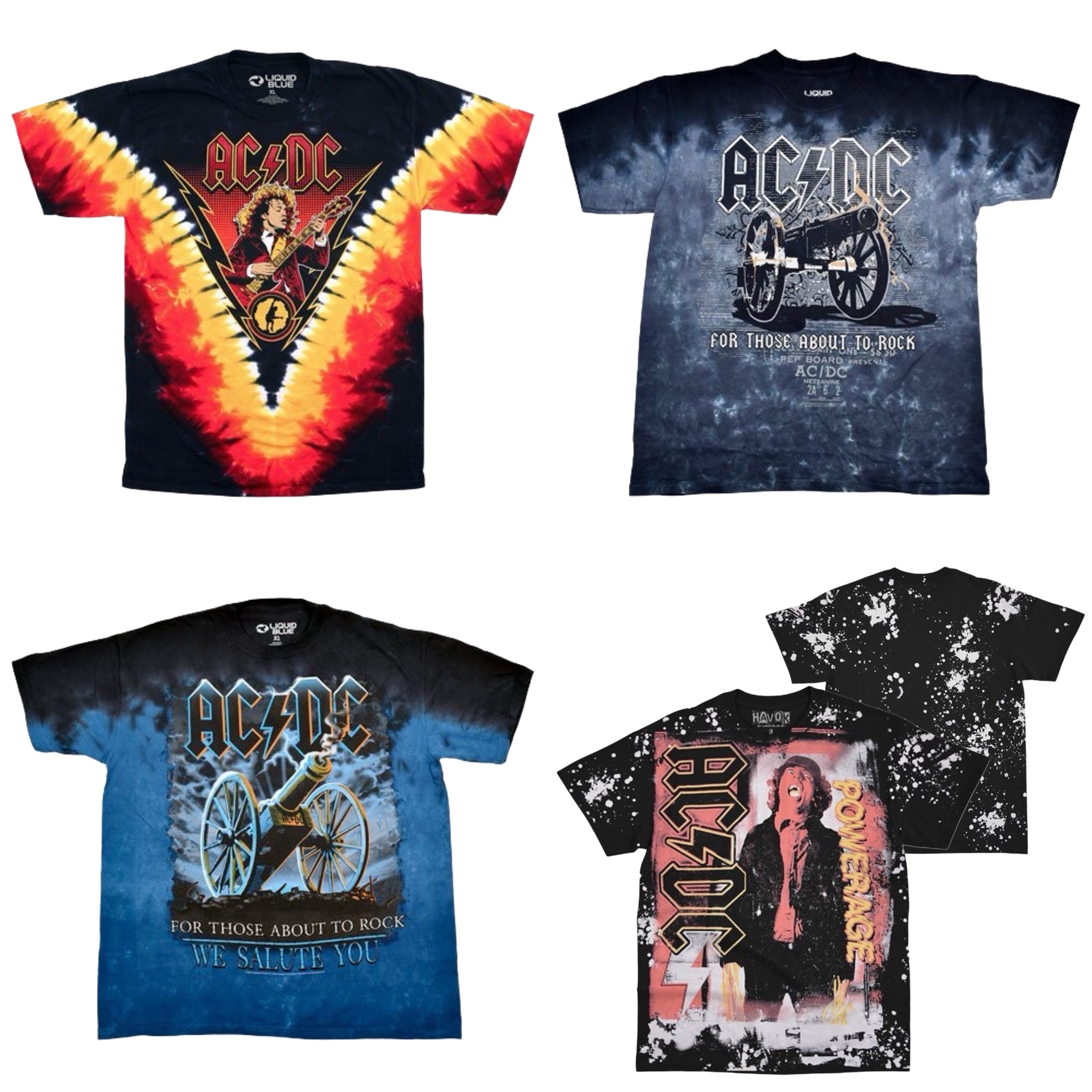 🇺🇸[PREORDER] เสื้อวง AC/DC T-SHIRT รวมลายสุดฮิต ลิขสิทธิ์แท้จาก USA
