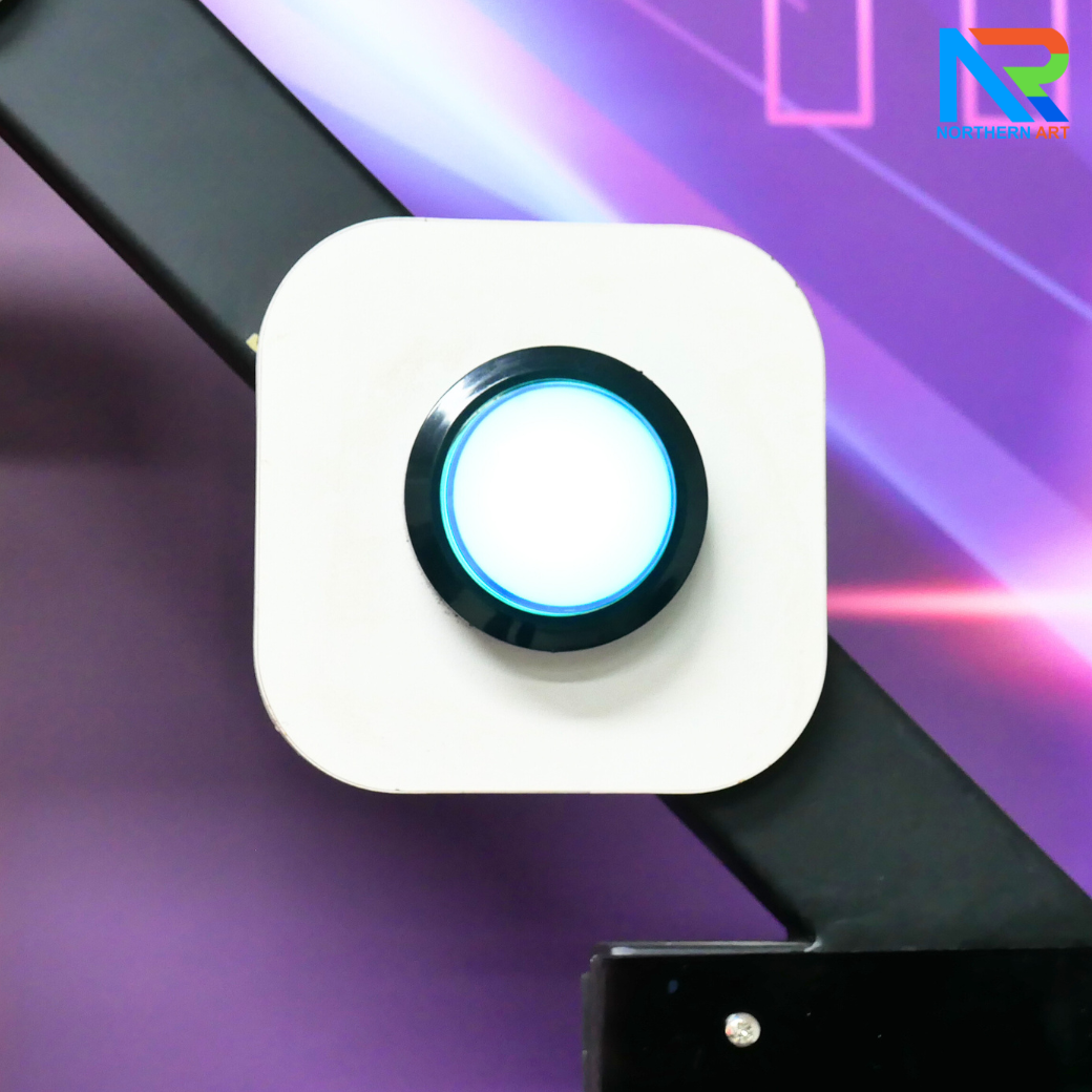 เกมส์กดปุ่มไฟฟ้า ขนาด (W)134 x (D)60 x (H)197 cm. พร้อมจอแสดงผล LED นับคะแนน