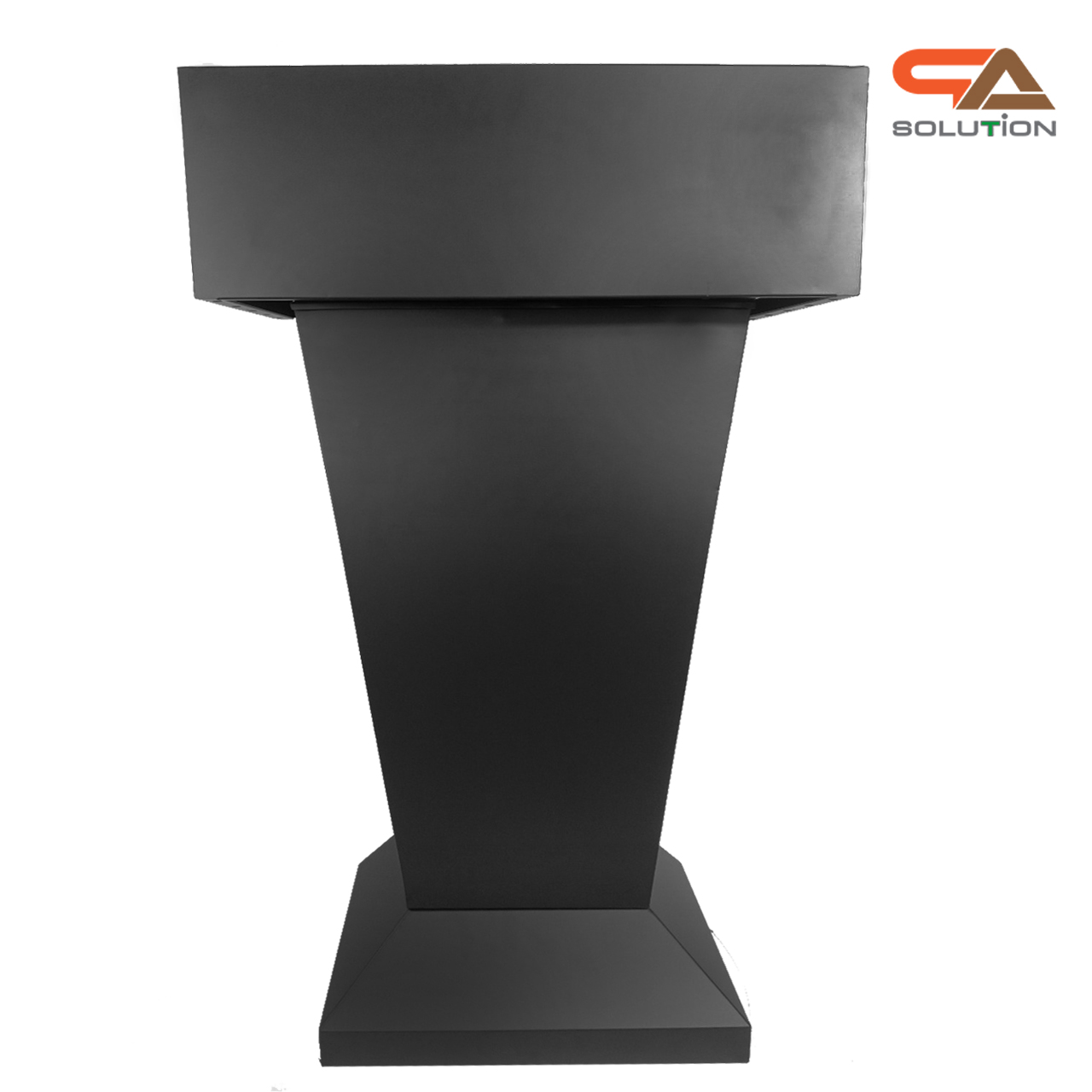 CLEARANCE SALE โพเดียมรปภ. เหล็กสีดำ พร้อมลิ้นชัก ขนาด (W) 69.5 x (L) 36 ซม. สูง 112 ซม.