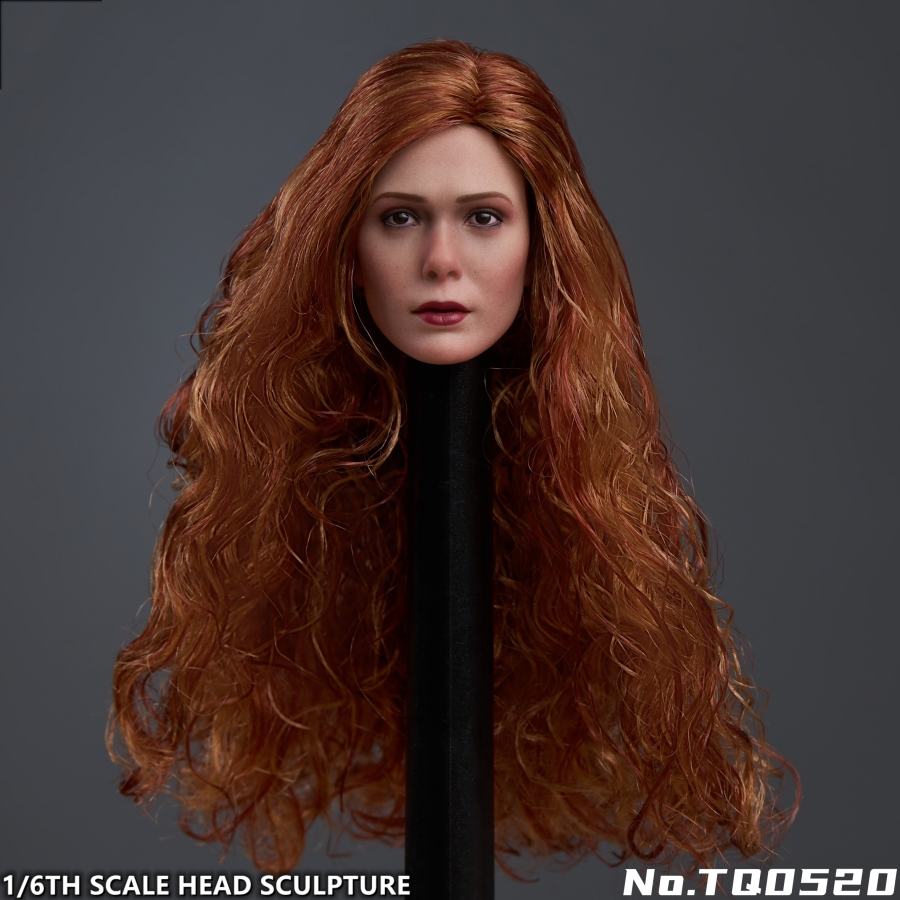 TT TOYS TQ0520 Scarlet Witch Hair Transplant Head Sculpture
