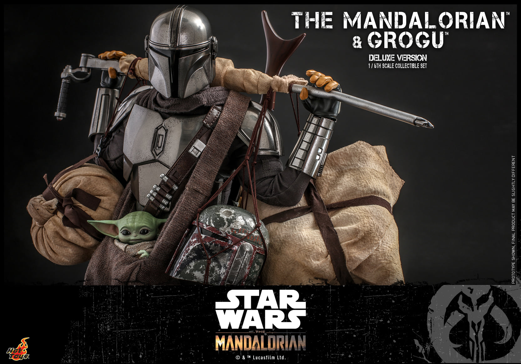 Hot Toys TMS052 1/6 Star Wars: The Mandalorian™ - The Mandalorian™ and Grogu™ (Deluxe Version)