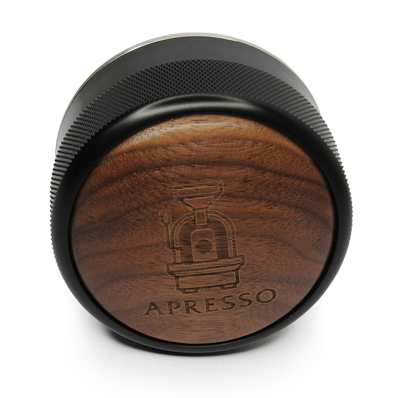 ตัวเกลี่ยกาแฟ มาการองไม้ 58 mm. เกลี่ยปรับระดับหน้ากาแฟ ทรงลิ่ม