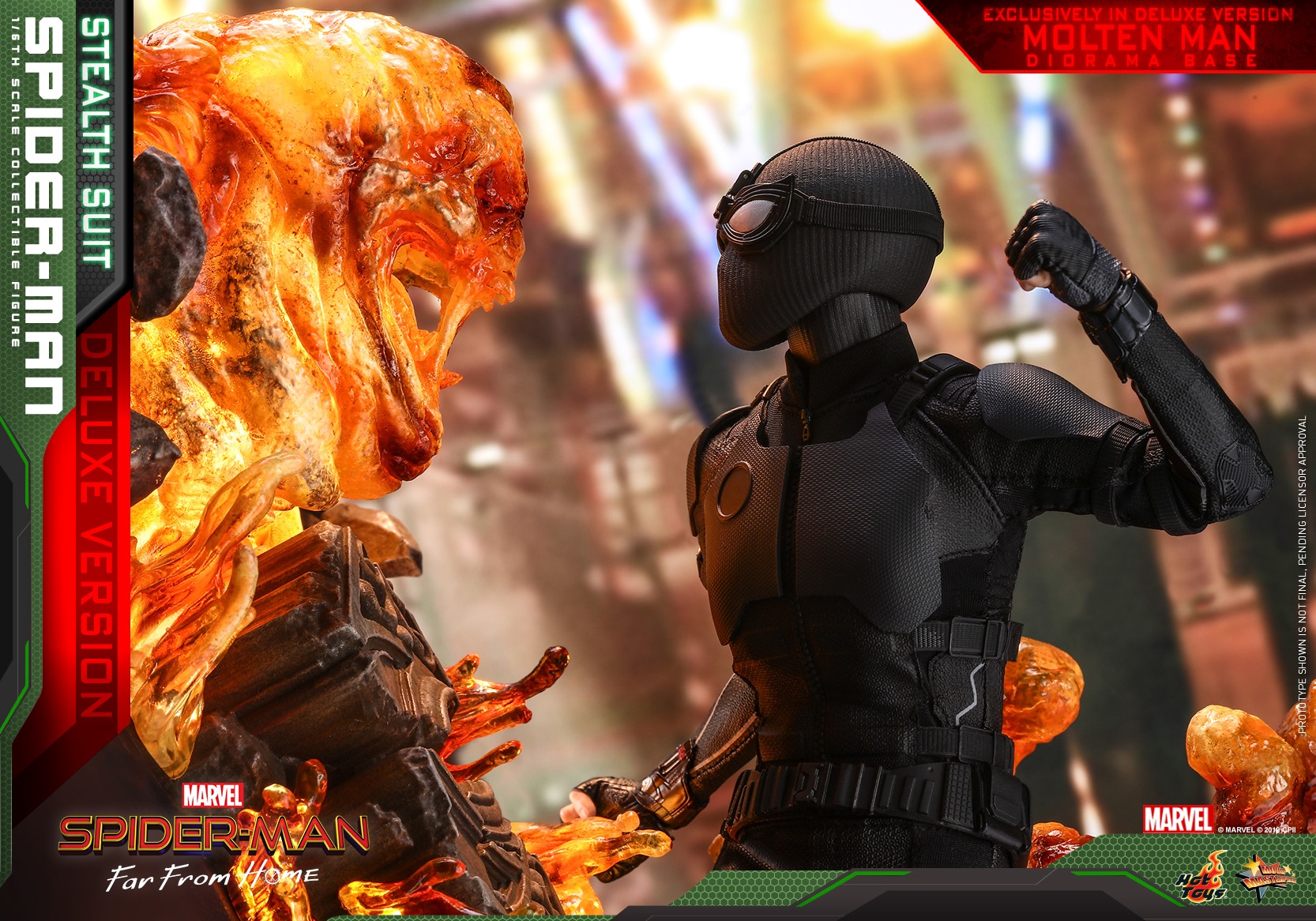 Hot Toys MMS541 Spider-Man: Far From Home - Spider-Man (Stealth Suit) (Deluxe Version)