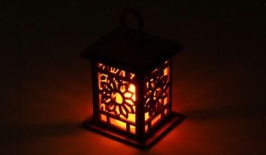 ตะเกียงสำหรับตกแต่งแบบเกาหลี ลายโครงตาข่าย 한국 장식 등불 Korean Decorative Lantern ไว้ตั้งโชว์ ประดับห้องนอน ห้องทำงาน ห้องรับแขก (แบบที่ 2)
