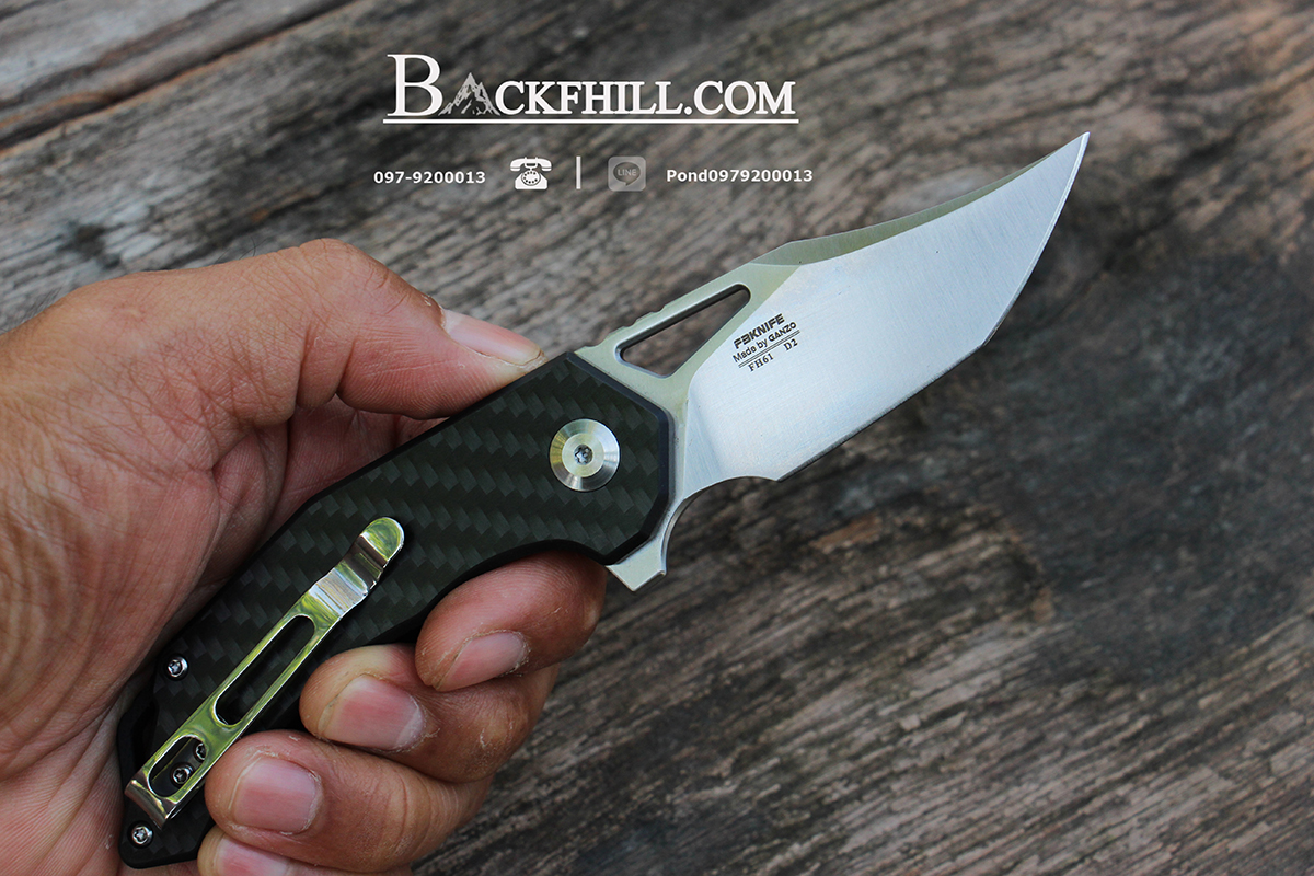 มีดพับ Ganzo Firebird รุ่น FH61-CF / D2 still ของแท้ 100%