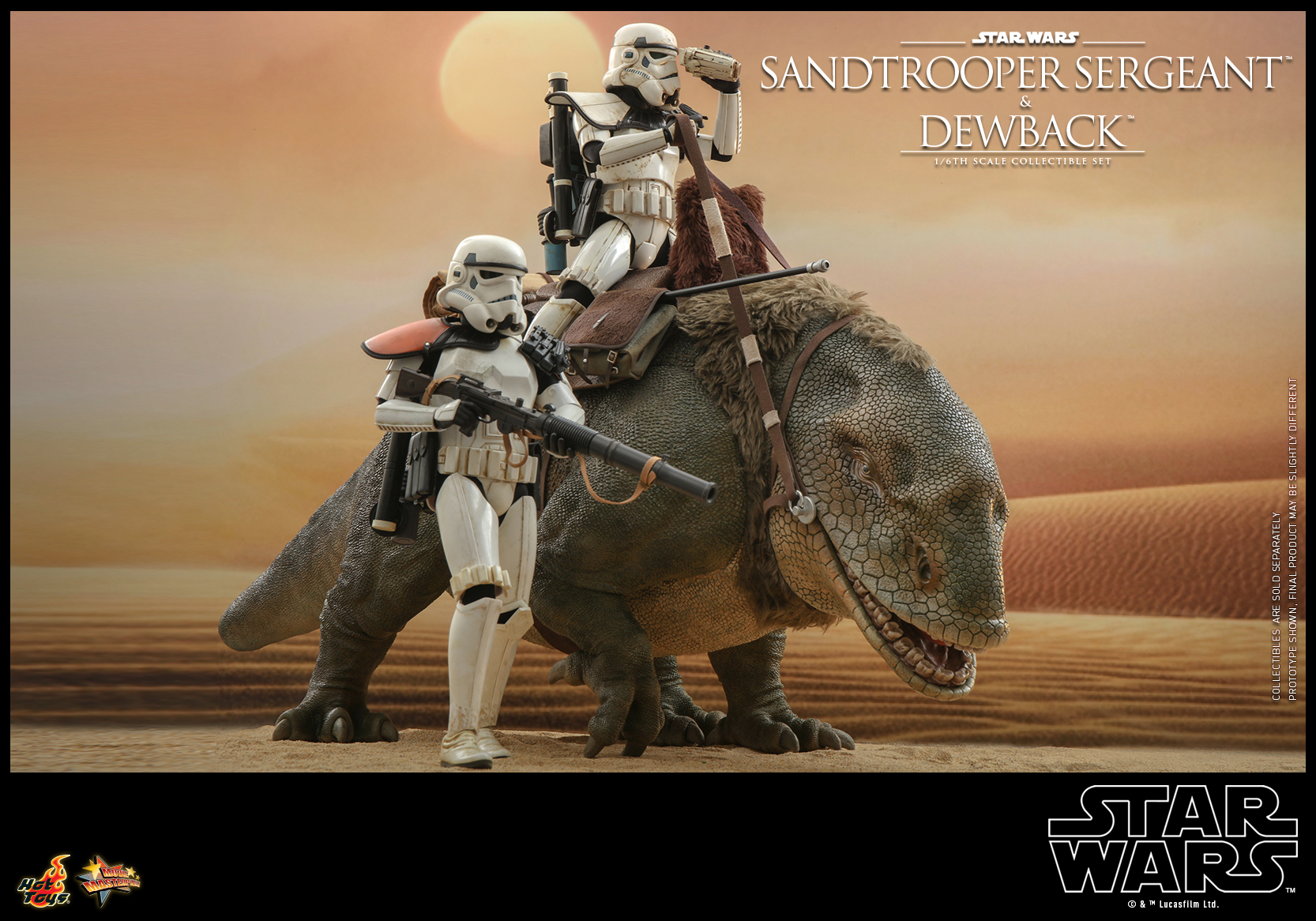 Hot Toys MMS722 1/6 Star Wars Episode IV: A New Hope™ - Sandtrooper Sergeant™ & Dewback™