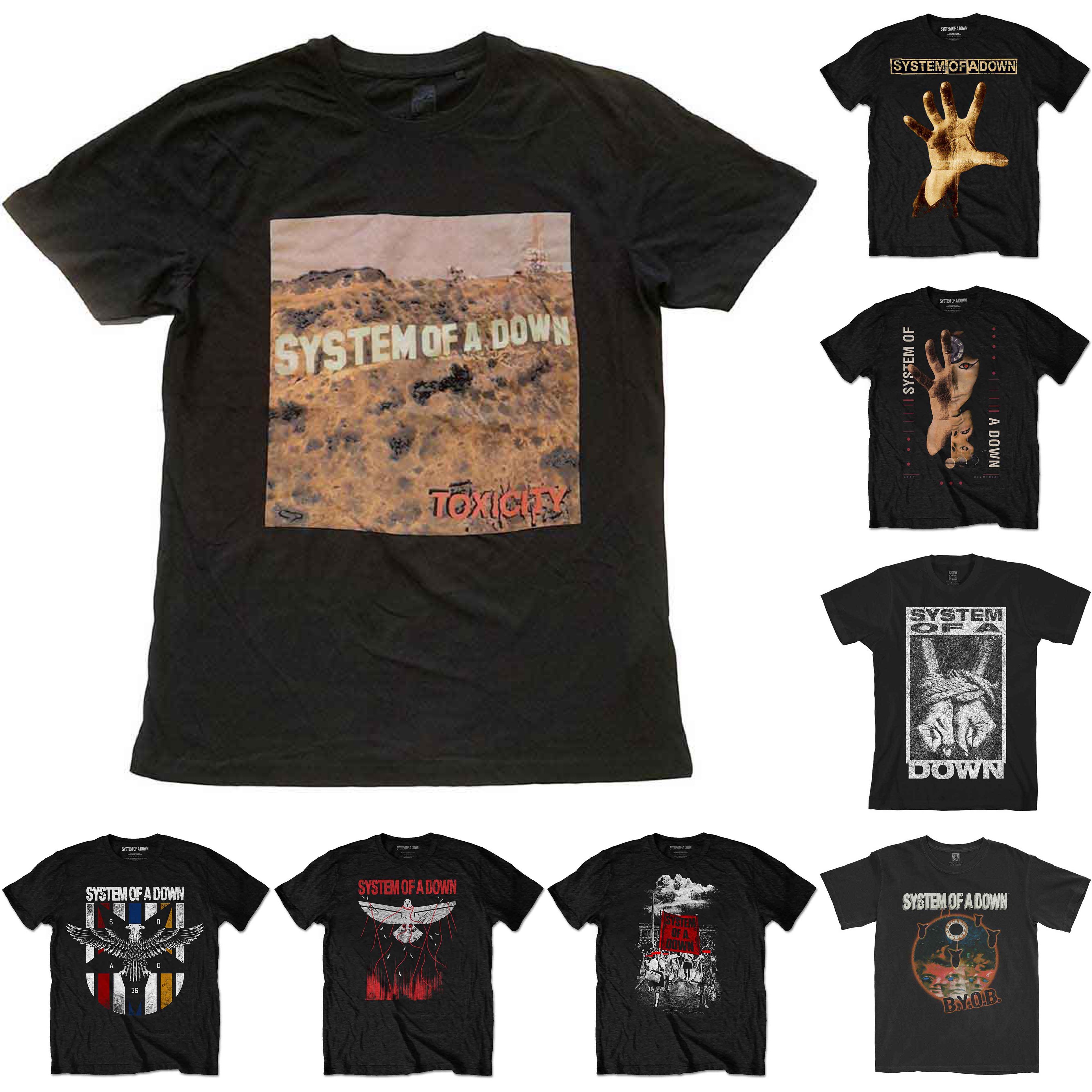 [PREORDER] เสื้อวงดนตรี SYSTEM OF A DOWN - SOAD T-SHIRT ลิขสิทธิ์แท้ UK รวมลายสุดฮิต