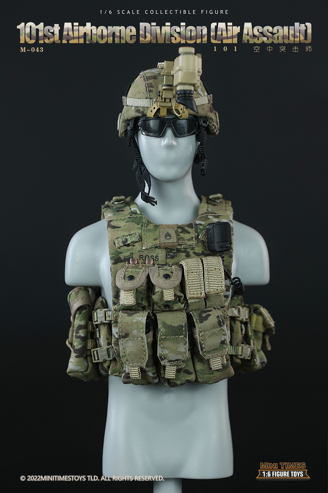 MINI TIME MT-M043 1/6 101st Airborne Division Air (Assault)